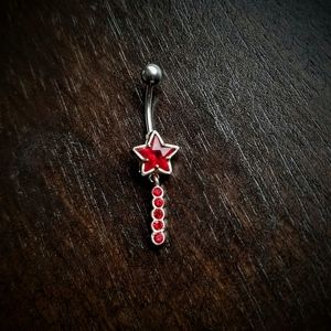 3 for $15 Bellybutton Rings - Red Star